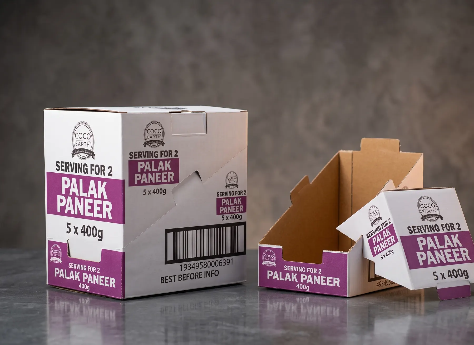 Ready-meal shipper engineered to open into a shelf display